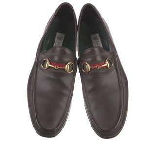 GUCCI LOAFERS WITH GREEN AND RED RIBBON